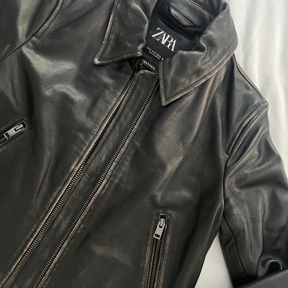 Zara leather jacket - Picture 7 of 7